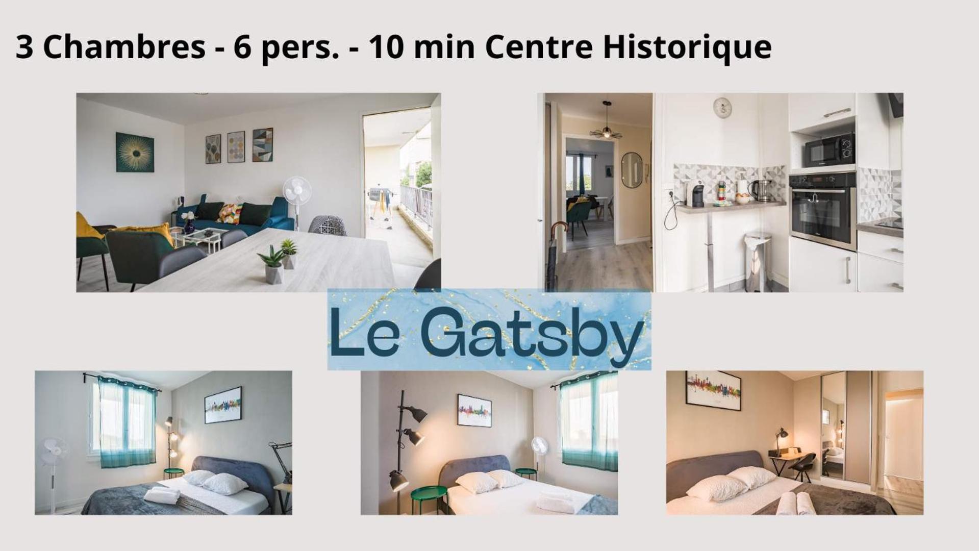 Le Gatsby - 3 Chambres - Centre-Ville ทรัวส์ ภายนอก รูปภาพ